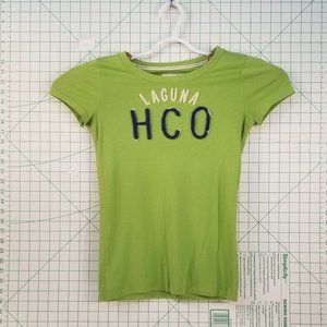 Hollister "Laguna HCO" Green Tee L